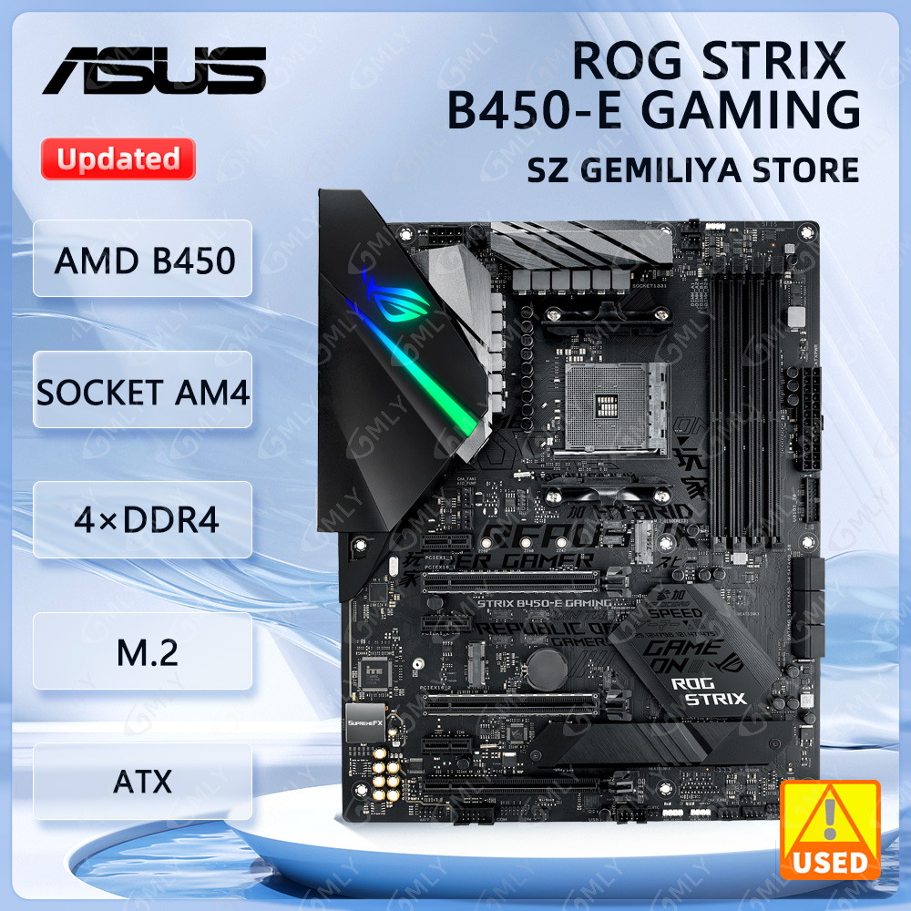 Rtx 3090 24Gb Gddr6X - Материнская плата ASUS ROG STRIX B450-E