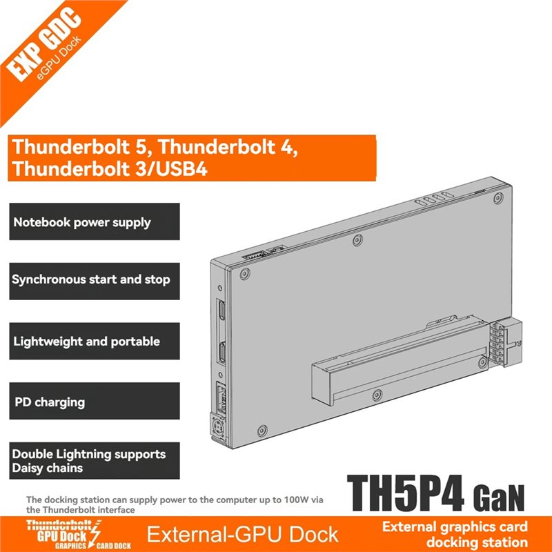 X64A-EGPU – внешний адаптер дл – обзор и цена Gpu External Dock Egpu Thunderbolt 4