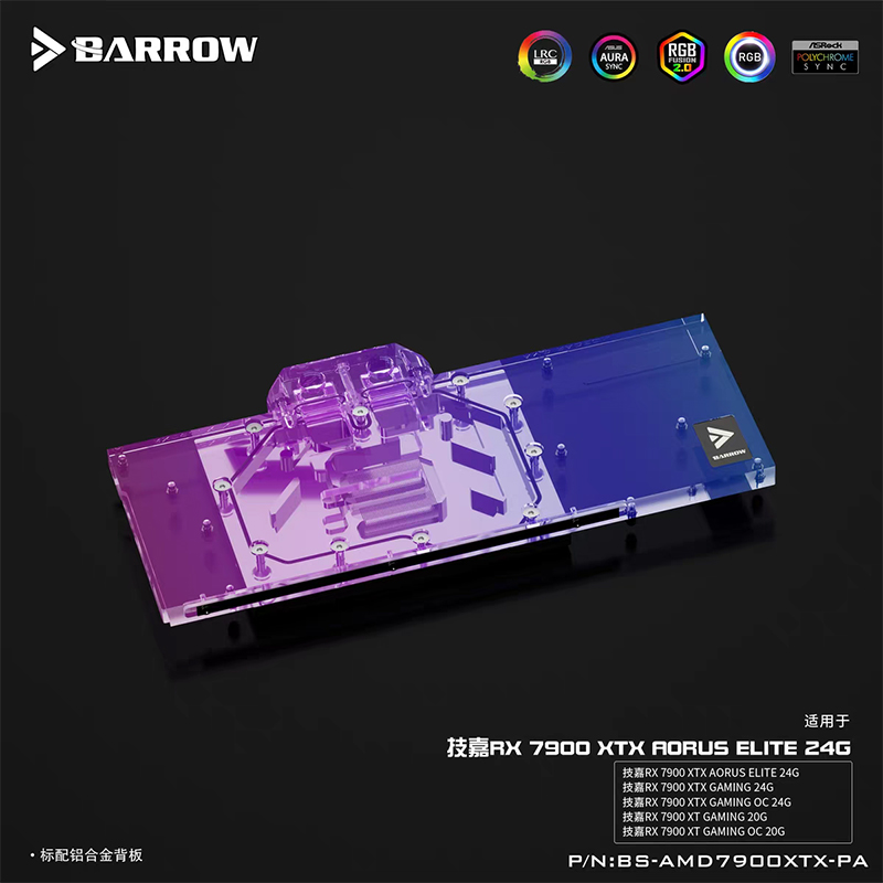 Водяной блок BARROW для Gigaby – обзор и цена Rx 7900 Xt 20Gb