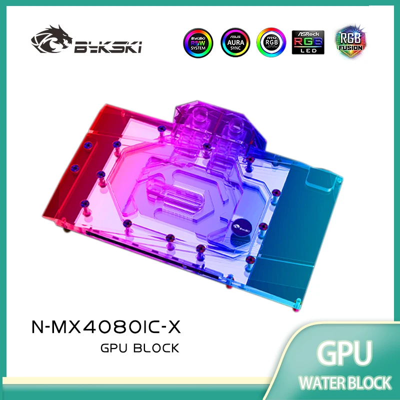 Блок охлаждения GPU Bykski для – обзор и цена Rtx 4080 Water Cooling Block